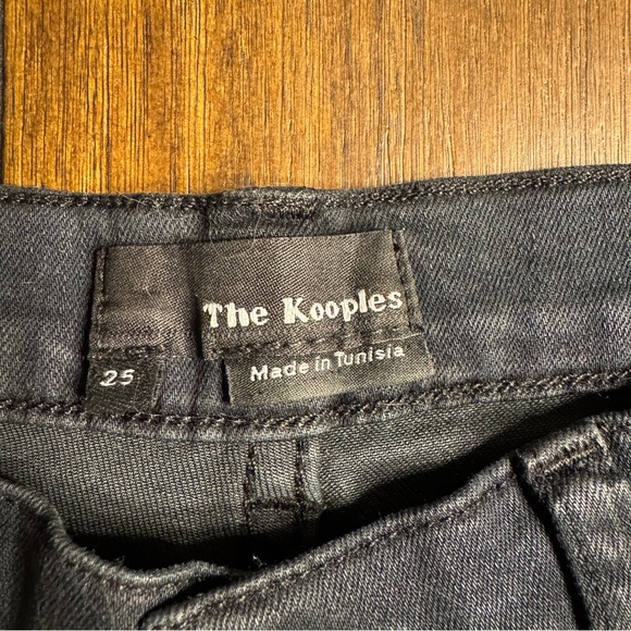 The Kooples Soft Denim Skinny Jeans Black Size 25 NWT - Picture 5 of 16